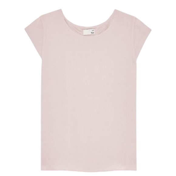 Aritzia Wilfred Juliger Blouse Women's size Medium Pink Coquette Pastel Fairy - Picture 1 of 9
